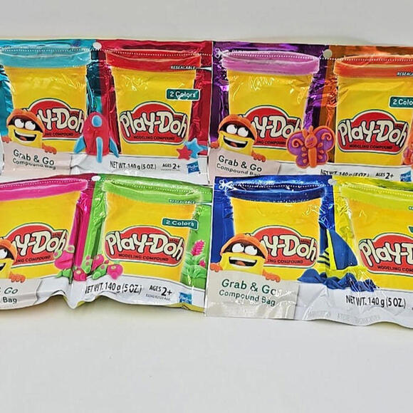 Play-Doh Grab & Go Compound Bag - 8 Colors 5oz - Picture 8 of 8